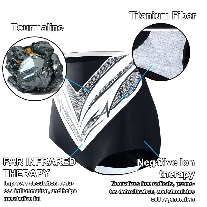 Glossy™ Titanium Fiber Self-heating Tourmaline Shaping Shorts 💙