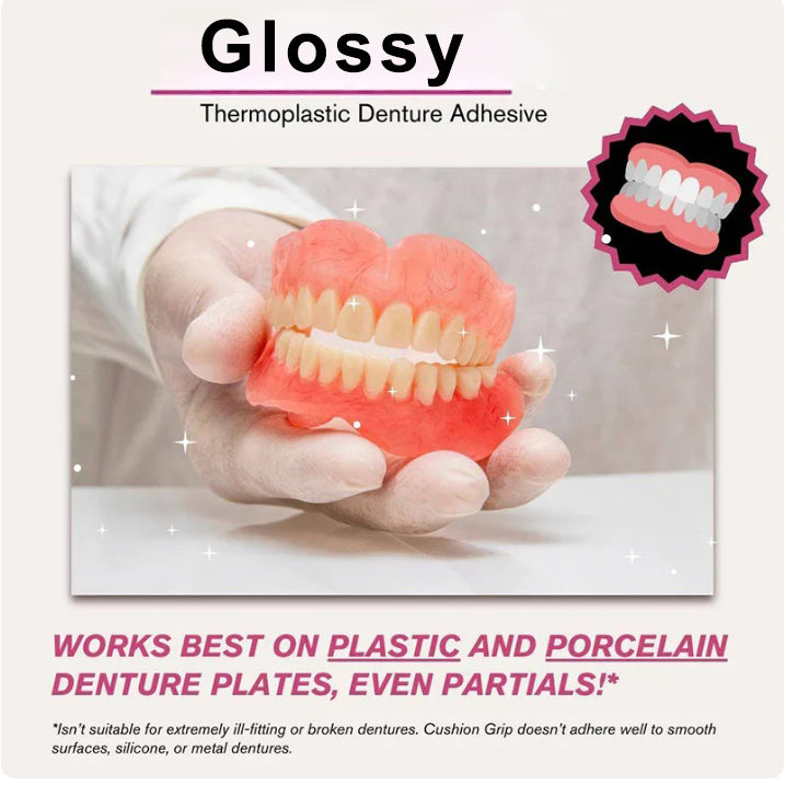 ✨[Official Brand Store]glossy™ Thermoplastic Denture Adhesive(🔥Limited Time Discount)